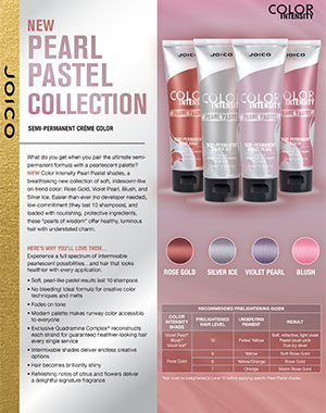 Color Intensity Pearl Pastel fact sheet pdf cover
