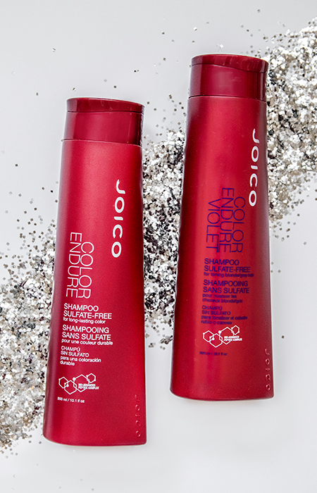 color endure violet shampoo and color endure shampoo bottles