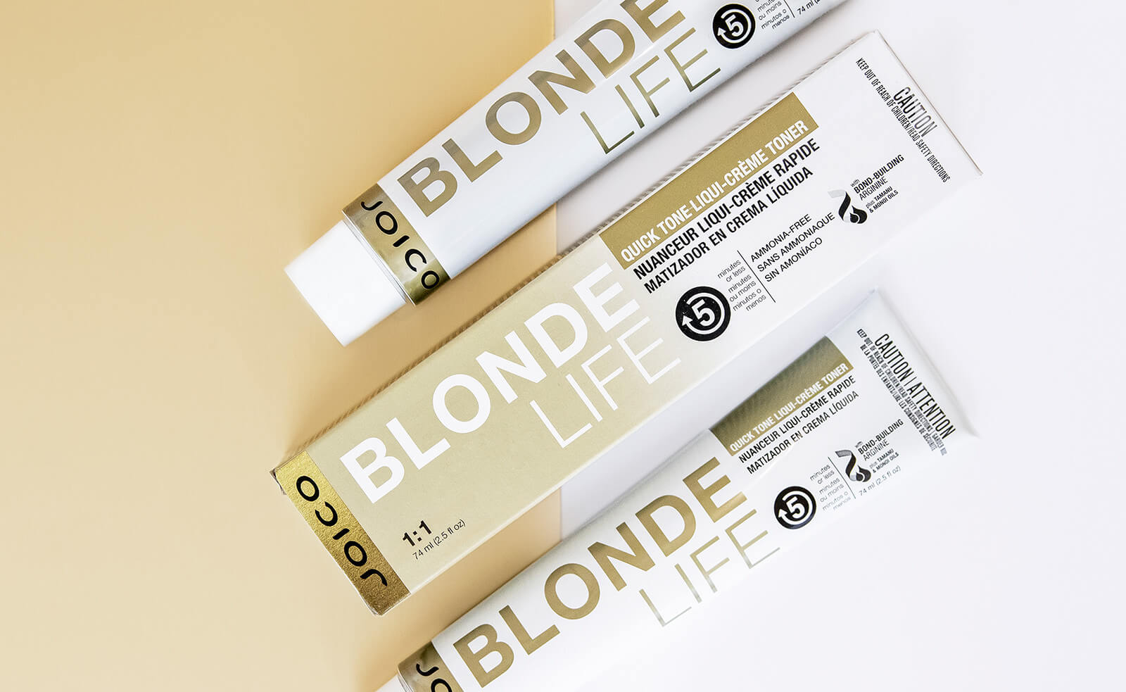 Blonde Life Quick-Tone Box and tubes
