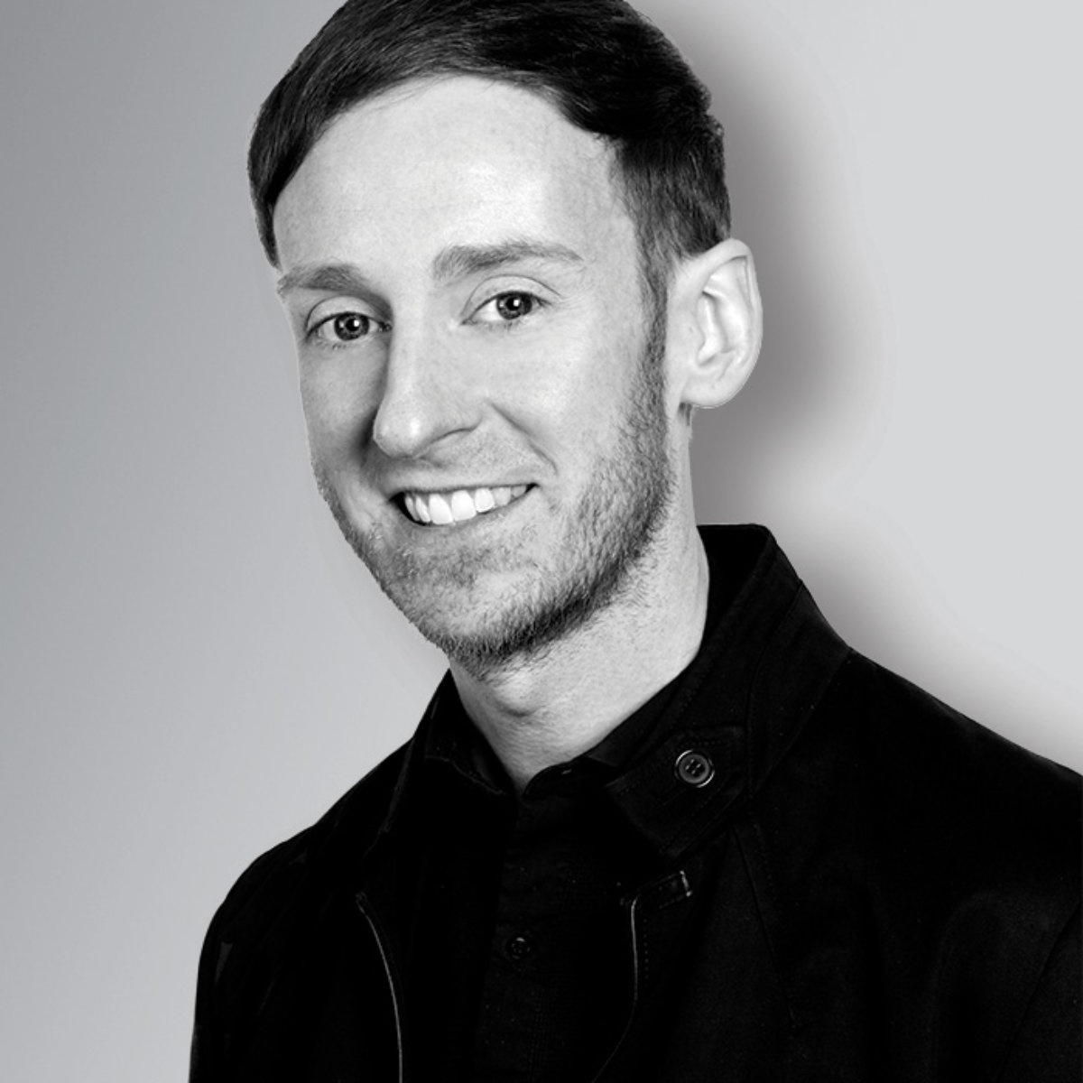 Chad Taylor headshot B&W