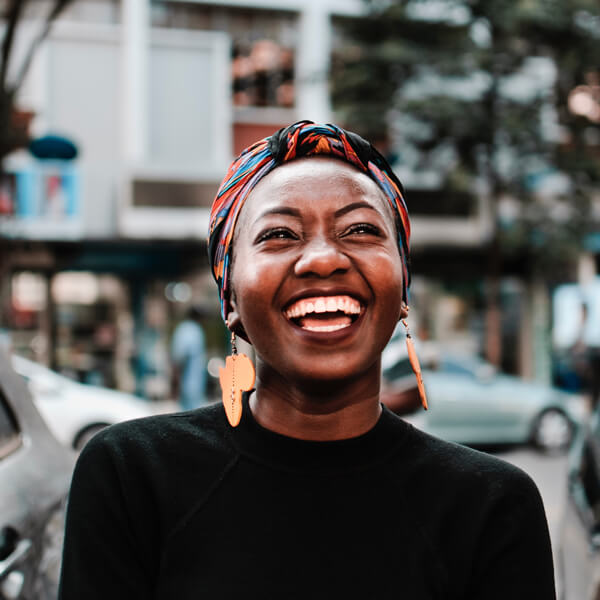 headband1 Women smiling