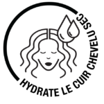 badge hydrate le cuir chevelu sec