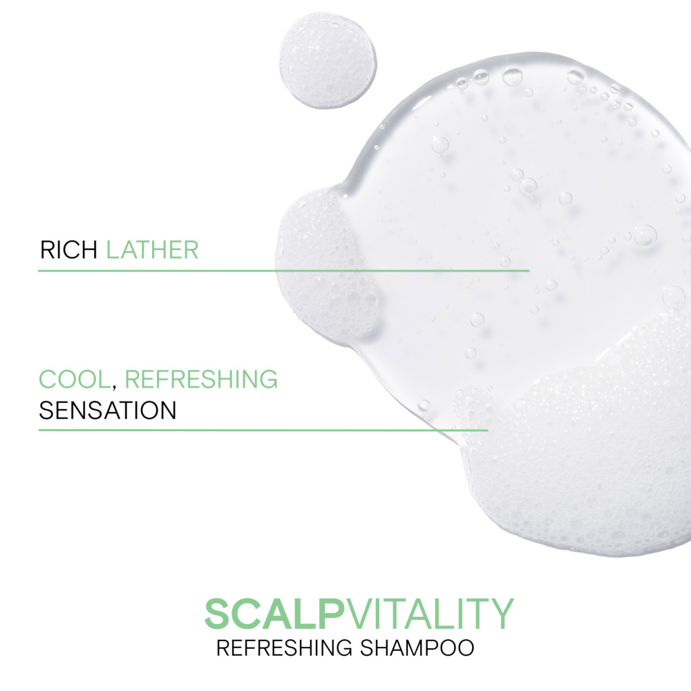 scalp vitality shampoo - rich later cool refreshing sensation