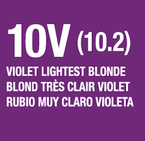 lumishine demi permanent liquid color swatch violet lightest blonde 10V