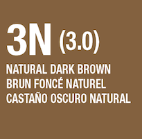 lumishine demi permanent liquid color swatch natural dark brown 3N