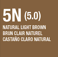 lumishine demi permanent liquid color swatch natural light brown 5N