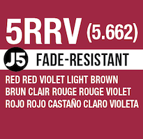 lumishine demi permanent liquid color swatch red red violet light brown 5RRV
