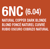 lumishine demi permanent liquid color swatch natural copper dark blonde 6NC
