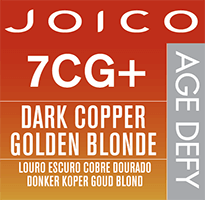 vero k-pak age defy color swatch dark copper golden blonde 7CG
