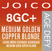 vero k-pak age defy color swatch medium golden copper blonde 8GC
