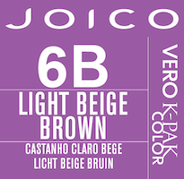 vero k-pak color swatch light beige brown 6B