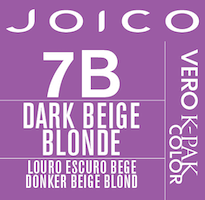 vero k-pak color swatch dark beige blonde 7B