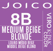 vero k-pak color swatch medium beige blonde 8B