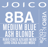 vero k-pak color swatch medium blue ash blonde 8BA