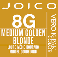 vero k-pak color swatch medium golden blonde 8G