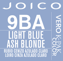 vero k-pak color swatch light blue ash blonde 9BA