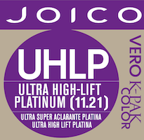 vero k-pak color swatch ultra high lift platinum UHLP