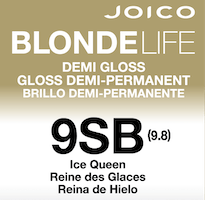 blonde life demi gloss color swatch 9SB