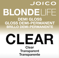 blonde life demi gloss color swatch clear