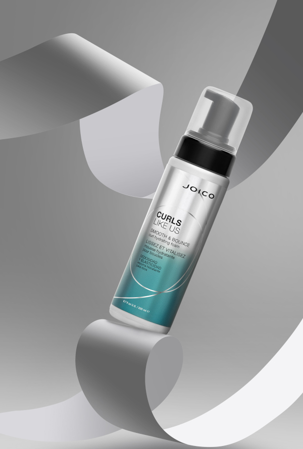 curls like us smooth and bounce foam bottle