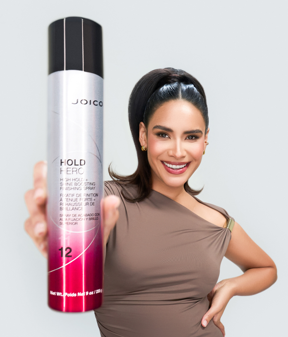 hold hero model holding product